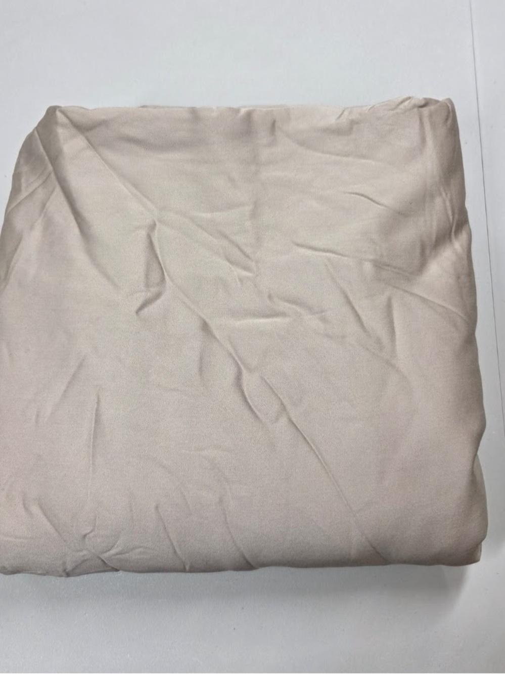QUINCE Bamboo Duvet Cover Full/Queen Sand 4978 - Picture 6 of 9